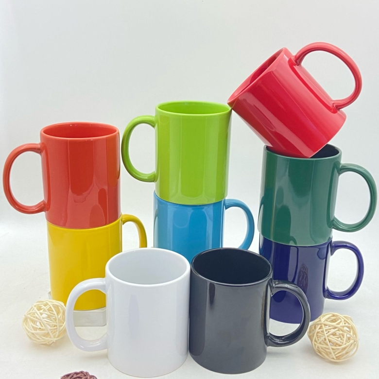 Colourful ceramic cup [11 oz]